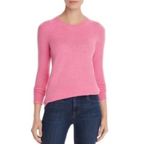 Aqua Sweaters - AQUA Women's Pink Cashmere Sweater